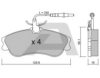 AISIN BPCI-1003 Brake Pad Set, disc brake